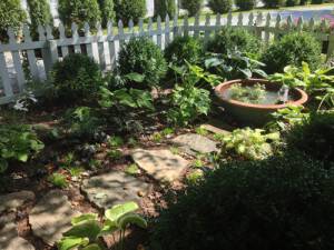 Stroll in our gardens at Dovecote in Cashiers, NC