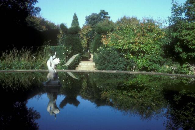 Pool, Hidcote Manor gardens by G E Jeal